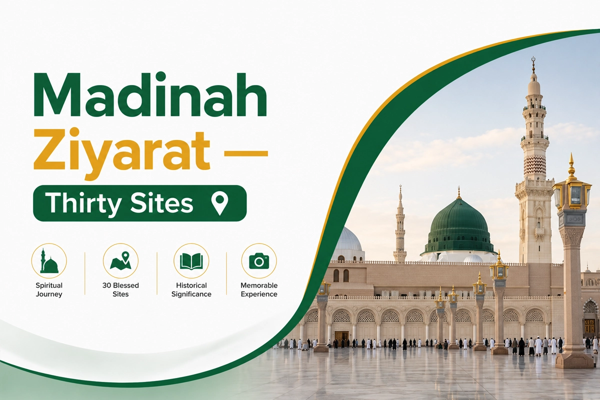Madīnah Ziyārat, Place by Place — Thirty Sites, the Authenticated Guide