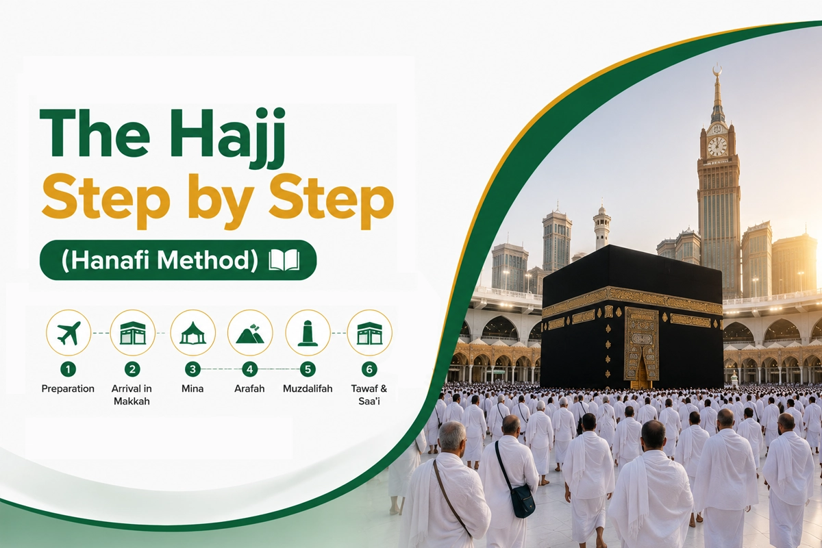 The Hajj, Step by Step — The Authenticated Ḥanafī Method