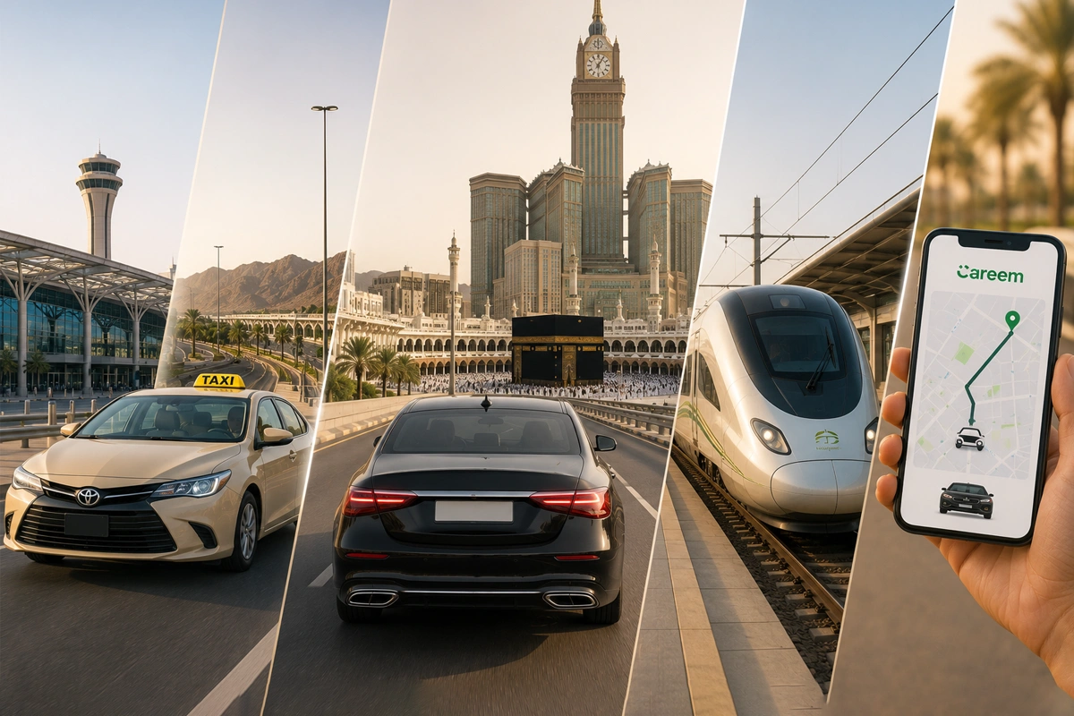 Jeddah Airport to Makkah: Taxi, Train, Careem or Private Car