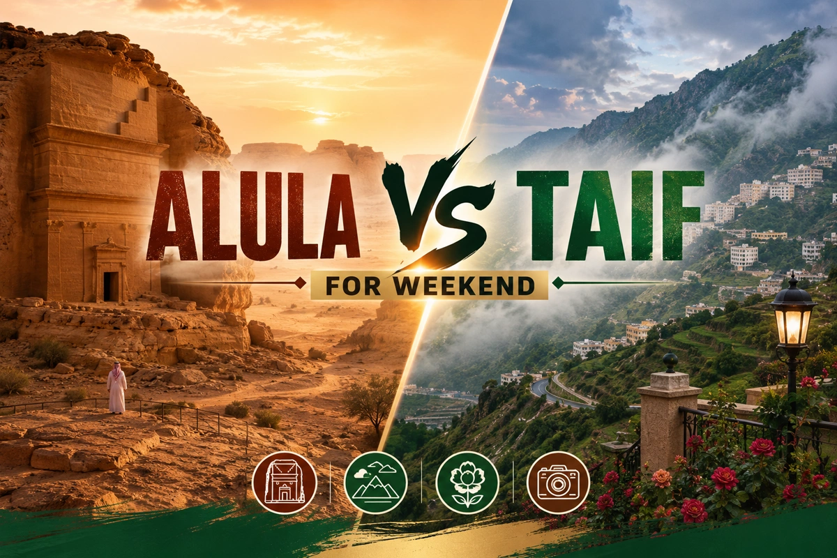 AlUla vs Taif for a Weekend: Which Should You Choose?