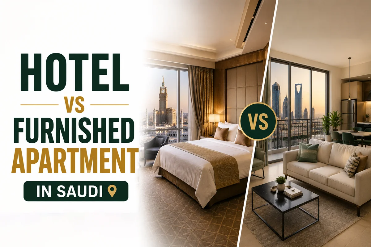Hotel vs Furnished Apartment in Saudi: Which Should You Book?