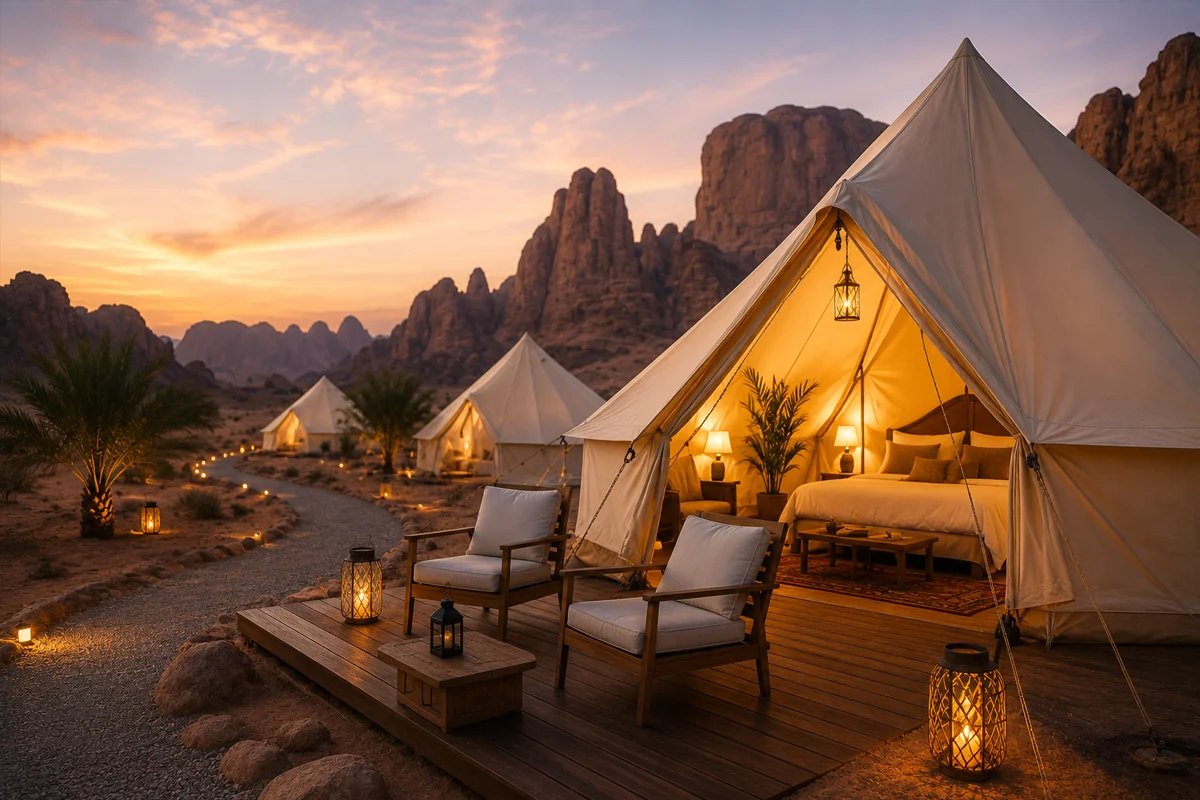 Glamping in Saudi Arabia: Where & What to Expect